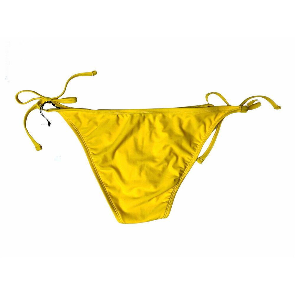 NWT! Side Tie Cheeky String Bikini Bottom - Sunray Yellow Large Shade & Shore - Picture 2 of 4
